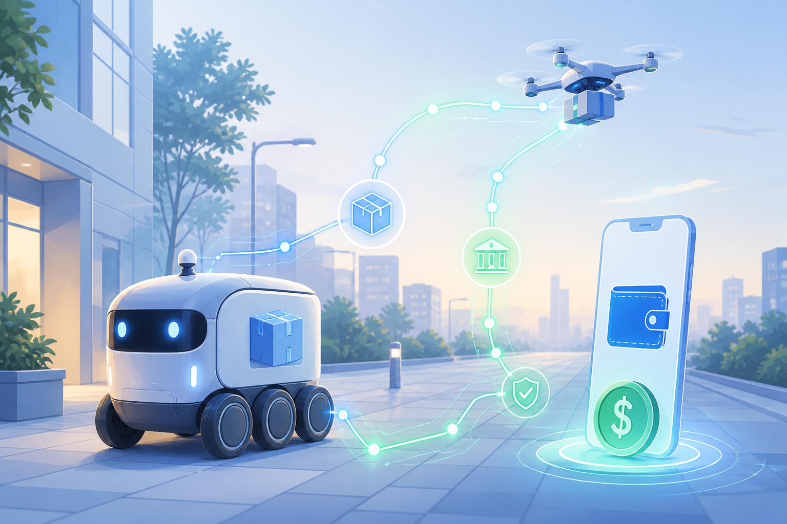 ドローン・宅配ロボットにステーブルコイン決済が注目される理由